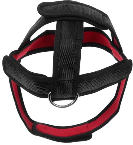 TEMPNAP Harnais de Cou Réglable pour Entraînement Tête Cou Sangle Robuste en Taille Unique Appareil Pratique pour Exercice Musculaire des Épaules Haut Dos Équipement Fitness Intérieur