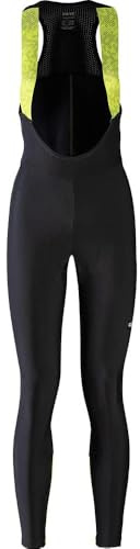 GOREWEAR Progress Thermo Salopette+ Donna, Black/Neon Yellow, S