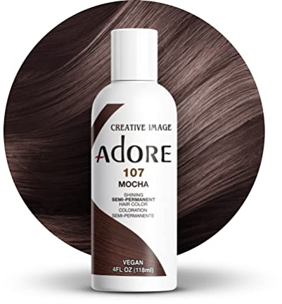 Adore Shining Semi Permanent Hair Colour, 107 Mocha