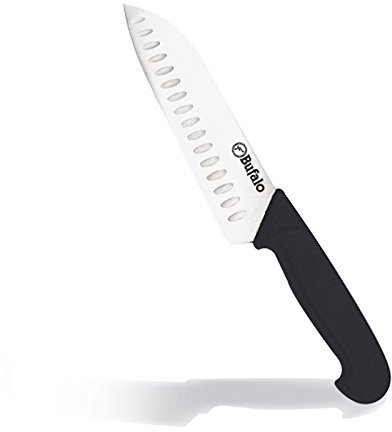 Bufalo Coltello Professionale Giappone santoku tritare sminuzzare Tagliare Chef Cuoco Cucina Lama 18 cm