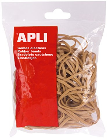 Apli – mit Gummiringen; Hergestellt – 80 x 5 – 100 gr -