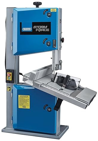 Draper 98468 Bandsaw 420W, 245mm, Silver and Blue, One Size