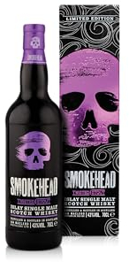 Smokehead Twisted Stout Islay Single Malt Scotch Whisky | Whisky trifft Bier | stark rauchig & schokoladig | 43% vol. | 700 ml