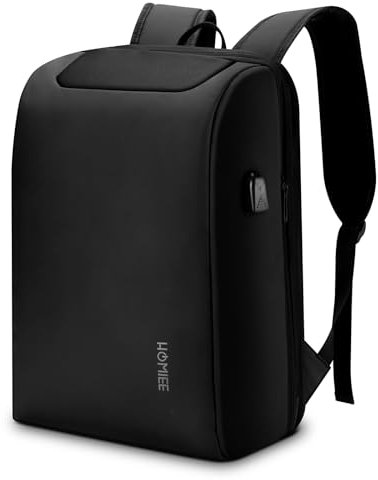 HOMIEE Mochila Antirrobo para Portatil Impermeable Mochila de Viaje de Negocios Expandible Mochila de Trabajo Mochila para Laptop 15,6 Pulgadas Bolsa de Viaje