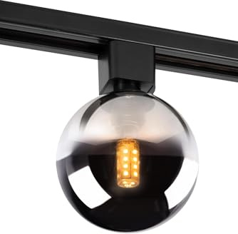 LUCIDE TRACK TYCHO Foco de riel - Sistema de carril monofásico/Iluminación con rieles - 1xGU10 - Smoke(Extensión)