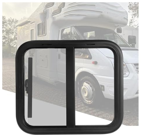 WIGING Caravan Side Window, Motorhome Sliding Window with Acrylic Glass for Boat Window Campervan Window Motorhome Campers Van Conversion((WxH) 145x55cm)