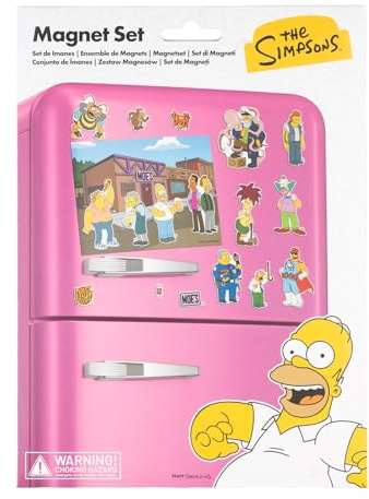Grupo Erik Imanes para Nevera The Simpsons Taberna de Moe - Simpsons Regalo: Imanes niños (14,5x21 cm) | Iman Nevera; Figuras magnéticas - Decoracion Hogar y Oficina : Merchandising Oficial