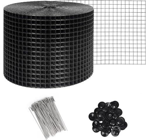 TINMAGI 15cm x 30m Rouleau Grille Prection Solaires, Grille de Protection Solaire Revêtement en PVC