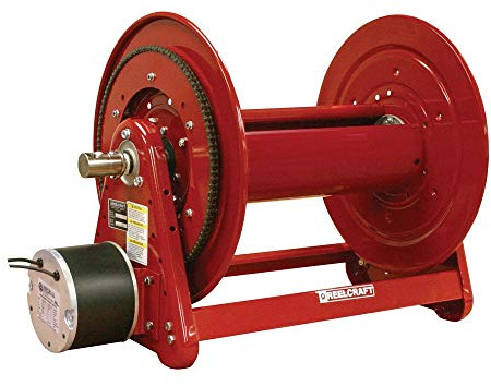 Reelcraft EA33112 L12D Heavy Duty 12V DC Motor Driven Hose Reel, 100' Hose Not Included
