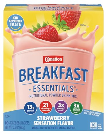 Carnation Breakfast Essentials Complete Nutritional Drink, Strawberry