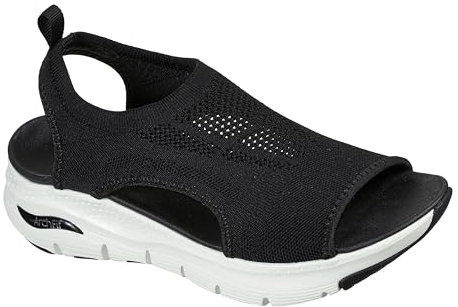 Skechers Damen Sandals, Black, 40 EU