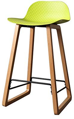 SHERAF Barhocker Innen- und Außenküche Barhocker Barhocker für Küchen C Tavern Coffee Bar Fünf Farben hohe Hocker (Farbe: Weiß, Größe: 68 cm) Lofty Ambition