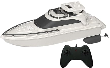 Perfeclan RC-Boot, ferngesteuertes Boot für Pools und Seen, schnelles Segelboot, Badewannen-Spielzeugboot, Wasserspielzeug für Jungen in der Badewanne im Freien