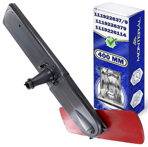 Braccio di Spruzzo Inferiore per Lavastoviglie 400-320 mm x 80,5 x 64 mm con Codice Originale 111922637/9 1119226379 per Electrolux per AEG per Zanker per Zanussi - Garanzia di 10 Anni - MONTERAL