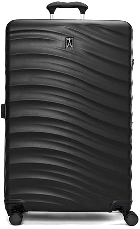Travelpro Maxlite Air V2 Hardside Expandable Checked Luggage, 8 Spinner Wheels, Lightweight Hard Shell Suitcase, TSA lock, Black, Checked Large 28-Inch