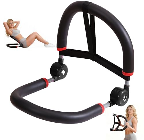 Ab Machine, Core & Sit Up Exercise Equipment for Office Home Gym, Ab Workout Equipment for Stomach Workout, 3 Resistance Levels, Automatic Rebound, 10 in 1 Ab Trainer Machine