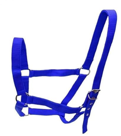 RNXRZANK Horse Halter, Horse Rope, Lightweight Halter for Groundwork, Wear-Resistant for Pasture And Equestrian Competitions, blue