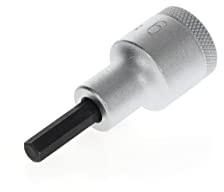 GEDORE Schraubendrehereinsatz Bit Innensechskant, SW 6 mm, 1/2'' 12,5 mm, Schraubenziehereinsatz, Werkzeug, IN 19 6