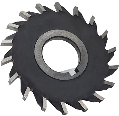 Fraises à engrenages en développante HSS, trempe à haute température Fraise à disque à 18 dents, alésage intérieur de 32 mm, bonne dureté, poinçonnage fin pour fraiseuse