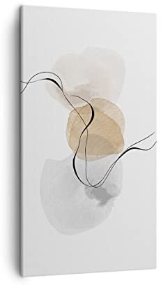 Lienzos decorativos Abstracto Minimalista Acuarela Cuadro Sobre Lienzo Moderno Vertical 45x80cm Cuadros Decoracion Salon Dormitorio Cocina Cuadros Pared Imágenes Wall Art Prints Decor PA45x80-4827