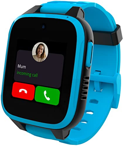 XPLORA XGO 3 - Watch Phone for children 4G - Calls, Messages, Kids School Mode, SOS function, GPS Location, Camera and Pedometer -Including 3 months free subscription (BLUE)
