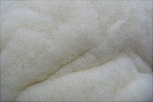 Stopfwolle aus Schafwolle 5kg (12,78€/kg), Naturfaserdämmung, Schallschutz, nachhaltiger Dämmstoff, Isolierung, Wämedämmung, Schafschurwolle, klimatisierend, kadierte Schurwolle