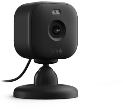 Blink Mini 2 — Home Security & Pet Camera(s) with HD video, color night view, motion detection, two-way audio, and built-in spotlight — 1 camera (Black)