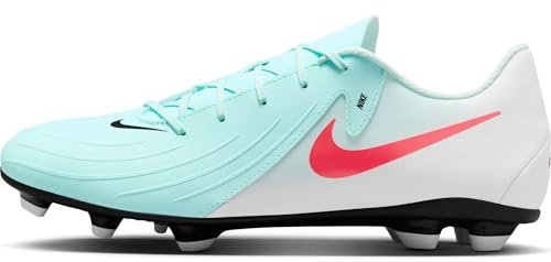 Nike Unisex Phantom GX 2 Club Oxford-Schuh, Mint Atomic Red Off Noir, 39 EU