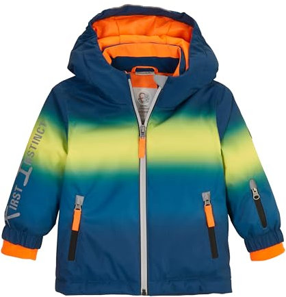 first instinct by killtec Unisex Baby Fisw 37 Mns Jckt Skijacke Funktionsjacke Mit Kapuze Und Schneefang, Dunkel Ozean, 98-104 EU