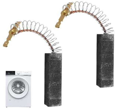 Bosch Washing Machine Carbon Brushes, 2PCS Quality Laminated Replacement Bosch Washing Machine Motor Carbon Brushes, Bosch Washing Machine Brushes for Bosch Wae, Was, Wfb, Wfc, Wfd, Wfo, Wfr