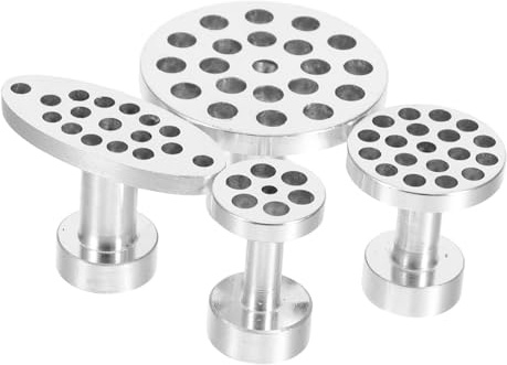 VALICLUD 4pcs Aluminum Alloy Auto Body Kit with Slide Hammer Puller Heads Lightweight Precision Dent Removal Tools for Paintless Hail Fix