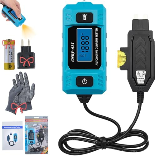 Relay Tester—Automotive Circuit Fault Probe Tester, 2026 New 12V Car Relay Testers, Fuse Tester Automotive, Car Fuse Testers with LED Display & Front Light (1Pc)