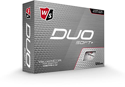 Wilson Men's Duo Soft Golfball, White, ONE Size