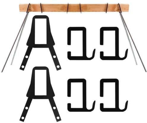 Highwild AR500 Target Stand Kit - 2x4 Mounting Bracket with Target Hanging Hook