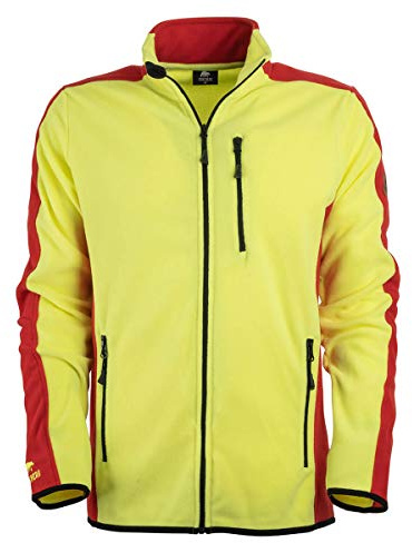 FORSBERG Fleecejacke Bjarkir, Farbe:gelb/rot, Größe:XL
