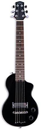 BLACKSTAR by Blackstar Mini Jet Black E-Gitarre - Perfekt für Kinder und Erwachsene, Anfänger und Reisen, BA226016, Pechschwarz