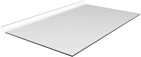 Hansen Werbetechnik Lichtschachtabdeckung Acryl/Kellerschachtabdeckung/Regenschutz für Lichtschacht flach aus Acrylglas zum Auflegen 900 x 450 mm, Transparent