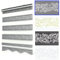 Brillant Doppelrollo Klemmfix ohne Bohren Grau Silber 200 x 90 cm (Länge x Breite) Duorollo Blickdicht mit Perlen, glitzert, Raffrollo Fenster Tür Zebra Perde Klemmrollo Seitenzugrollo