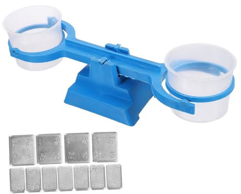 BESTonZON Plastic Balance Scales for Children, Lightweight Kids Balance Scale Introducing Mass and Measurement, Convenient to Carry and Store, for School Teaching Activities and Science Random Color
