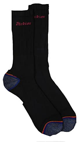 Dickies Hombre, Calcetín de trabajo resistente, COLOR SURTIDO, 113
