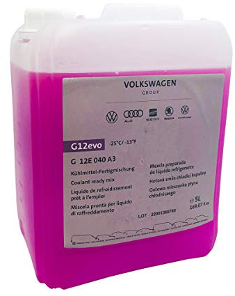 Original G12 evo Liquido Refrigerante VW Audi Ready Mix J4 5l Fusto