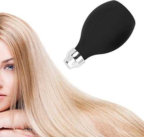 Sonew Puder Sprühflasche Leer Puder Gebläse Friseursalon Puder Sprühflasche Haar Styling Zubehör Nachfüllbare Haarfaser Applikator für Home & Friseursalon - Schwarz
