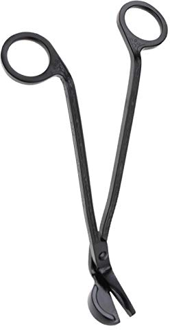 Coupe Mèche De Bougie, Coupemèche Acier Inoxydable Poli Couper Mèches Ciseaux Accessoires Lampe à Huile Outil Toute Sécurité Gardent Propres Tondeuse Pour Amateurs Bougies Parfumées(Noir)