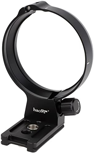 Haoge LMR-RF150 Lens Collar Tripod Mount Ring for Canon RF 100-500mm F4.5-7.1 L is USM Lens Stand Base Canon RF-Mount Built-in Arca Type Quick Release Plate