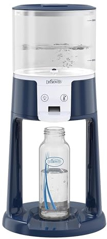 Dr. Brown's Insta-Prep Warm Water Dispenser to Instantly Prepare Baby’s Formula Bottle,Large Capacity Glass Tank with 3 Temperature Settings,Blue