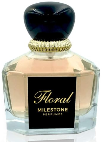 MILESTONE Perfumes Langanhaltendes Eau de Parfum für Damen, 100 ml, eleganter und erfrischender Blumenduft für selbstbewusste Frauen, ideal für den täglichen Gebrauch und besondere Anlässe