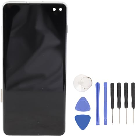 MENDUNER Bildschirm für S10 Plus, 6,4 Zoll Handy Bildschirm Ersatz für S10 Plus, LCD Display, Digitizer, Touch Montage, Reparatursatz für SM G975F, G975U, G975W,