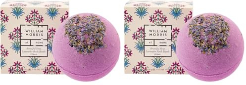 William Morris At Home Beautiful Sleep Lavender Bath Bomb | 200g (Pack of 2)
