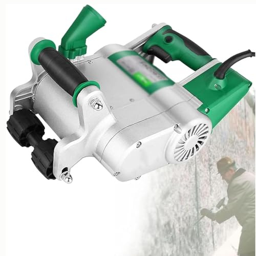 STIDEsknautic scanalatrice tracciatrice scanalatore,elettrica per muri e Cemento,Senza Polvere,Lame da 25 mm + 35 mm,profondità di Taglio Regolabile,1100W
