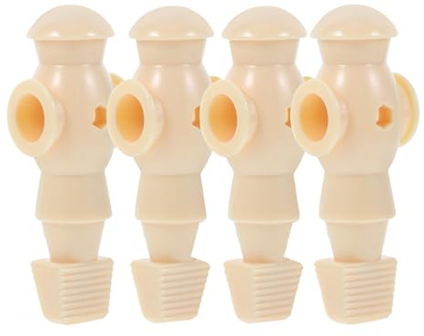 Gogogmee 4 Piezas Figuras de Jugadores para Futbolín de Mesa de Estatuas de Atletas de Resina Resistentes Accesorio para Reemplazo Mesas Estándar de Fútbol de Escritorio